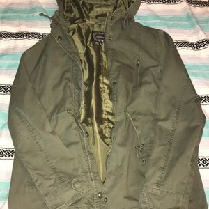 Green utility jacket
